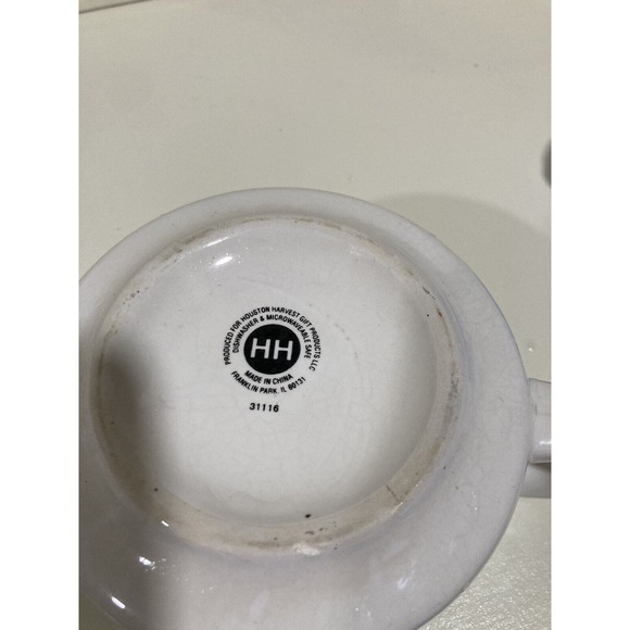 Soup Bowl Cup Croc Houston Harvest Gift Products Lot of 2 - Picture 4 of 4